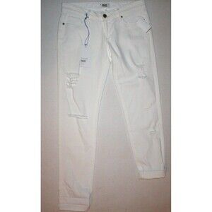 NWT Womens Paige Denim White Jeans 25 Wreckage Distressed Destroyed New Skinny